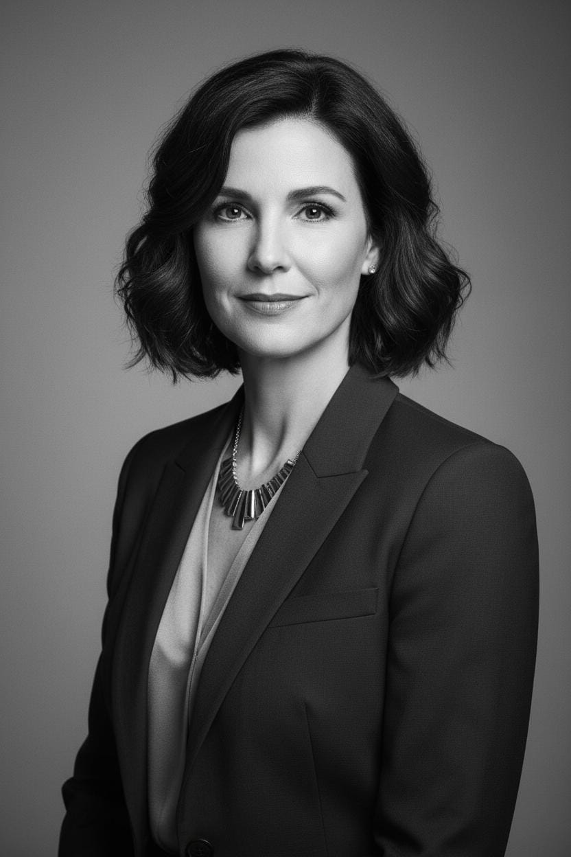 Camille Lefèvre dans son cabinet, posture ouverte et bienveillante